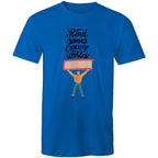 Read Books, Change The World - Mens T-Shirt Bright Royal Mens T-shirt Printed In Australia Reading