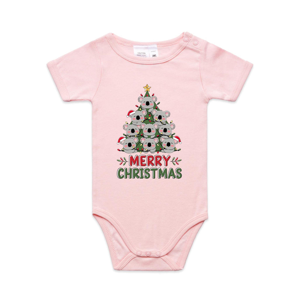 Koala Christmas Tree - Baby Bodysuit
