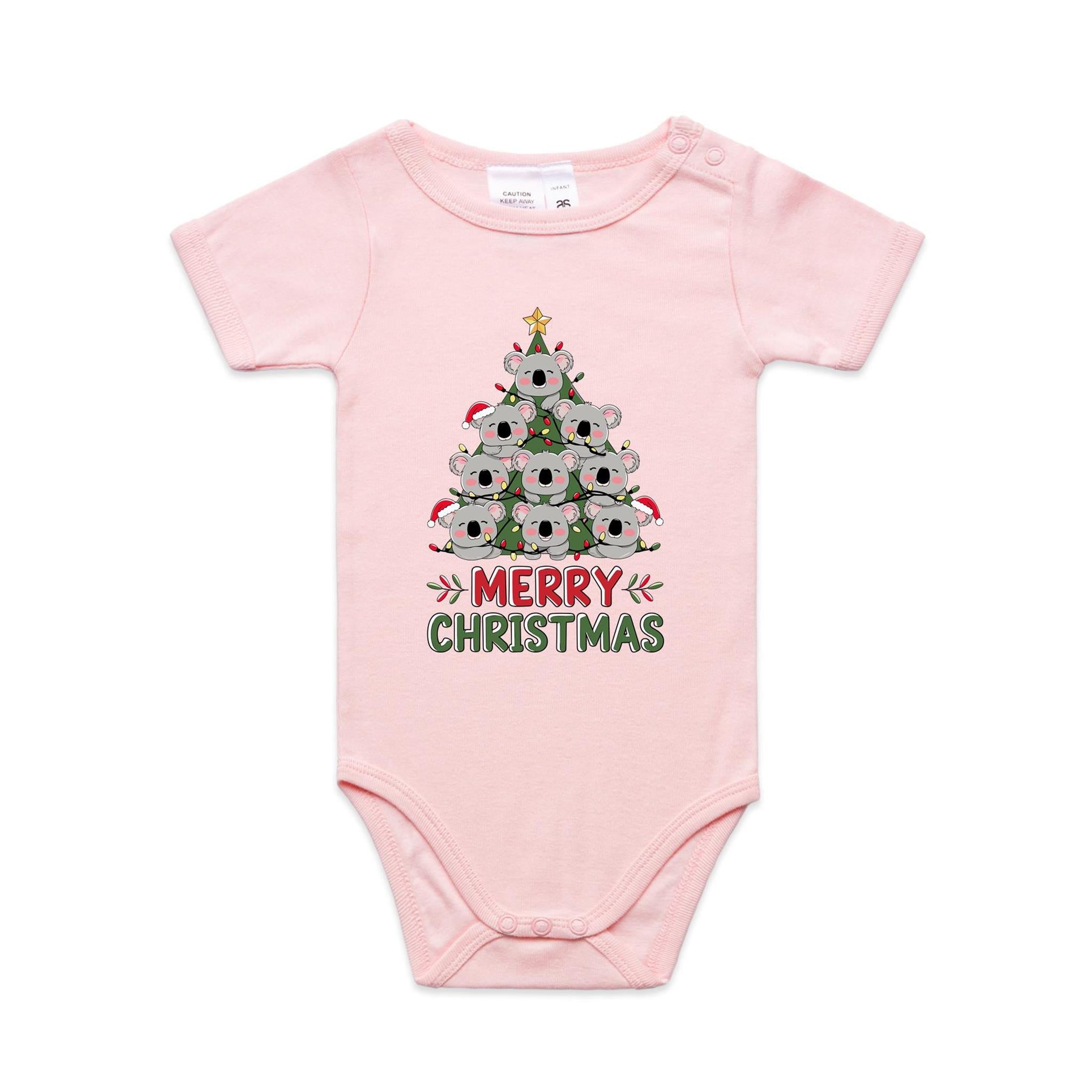 Koala Christmas Tree - Baby Bodysuit