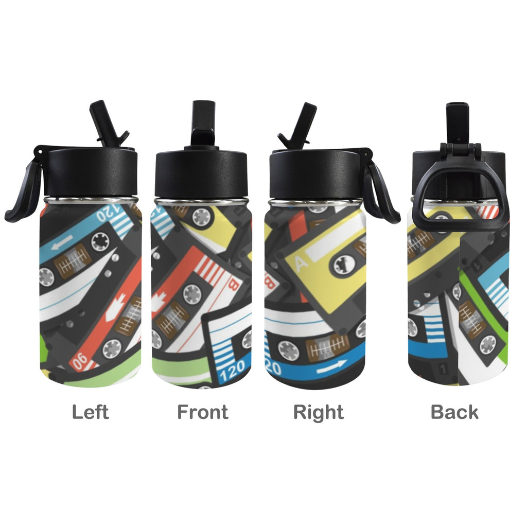 Cass 12oz Kids Water Bottle with Straw Lid