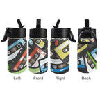 Cass 12oz Kids Water Bottle with Straw Lid