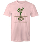 Square Roots, Maths - Mens T-Shirt Pink Mens T-shirt Maths Printed In Australia