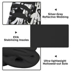 Graffiti Black Women's Twisted Sole Sneakers