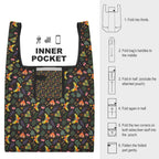 Dark Butterfly Foldable Shopping Bag