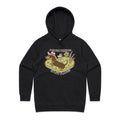 Dachshund, I've Got Friends In Low Places Women's AS Colour Hoodie Black Womens Hoodie animal Printed In Australia