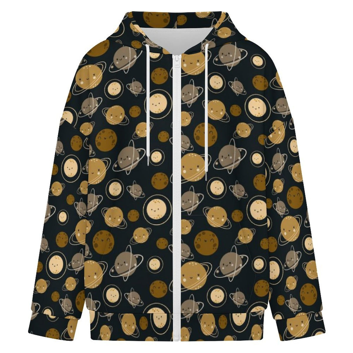 Planets Women's Full-Zip Hoodie