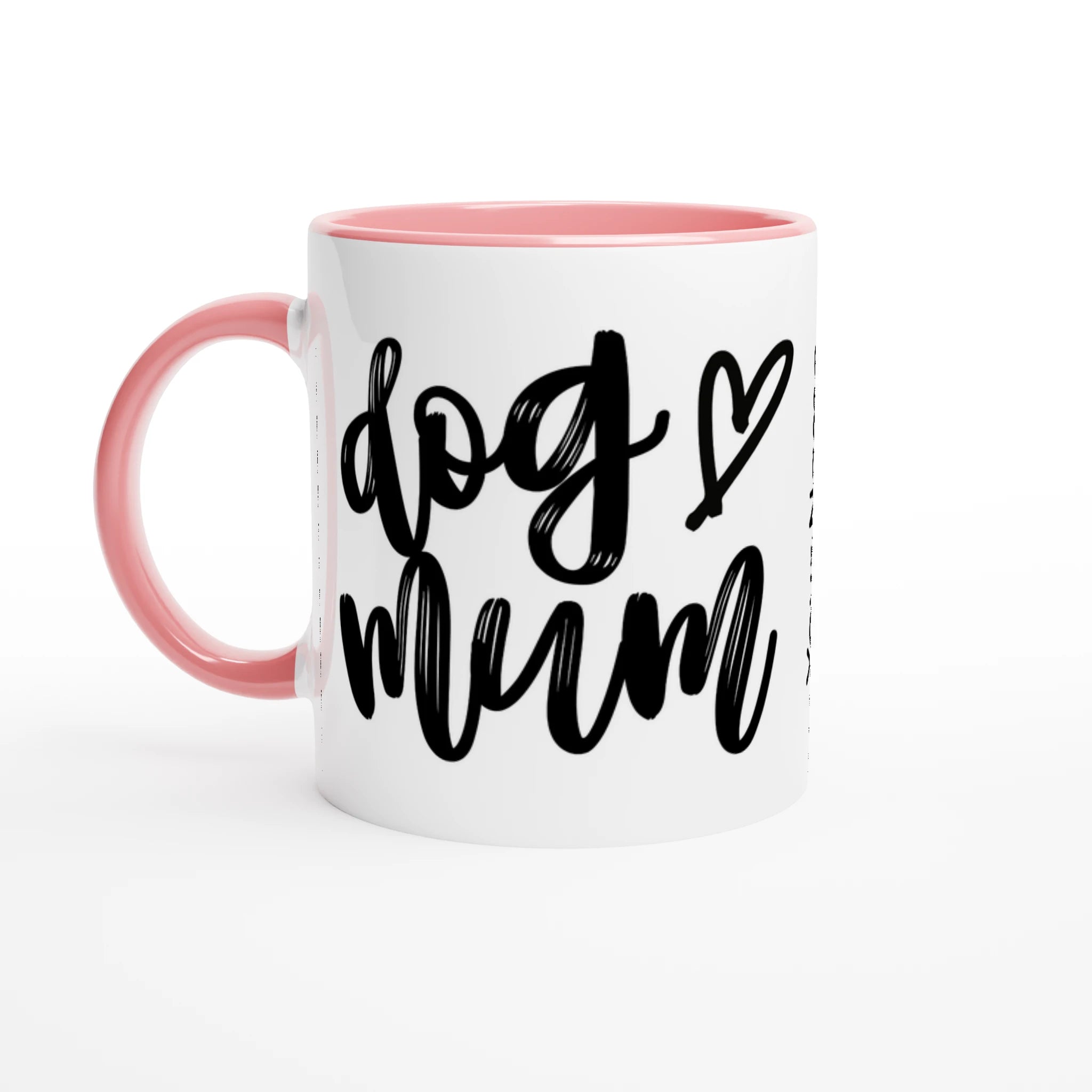 Personalised - Dog Mum - 11oz Ceramic Mug Personalised 11oz Mug animal customise Globally Fulfilled Mum personalise