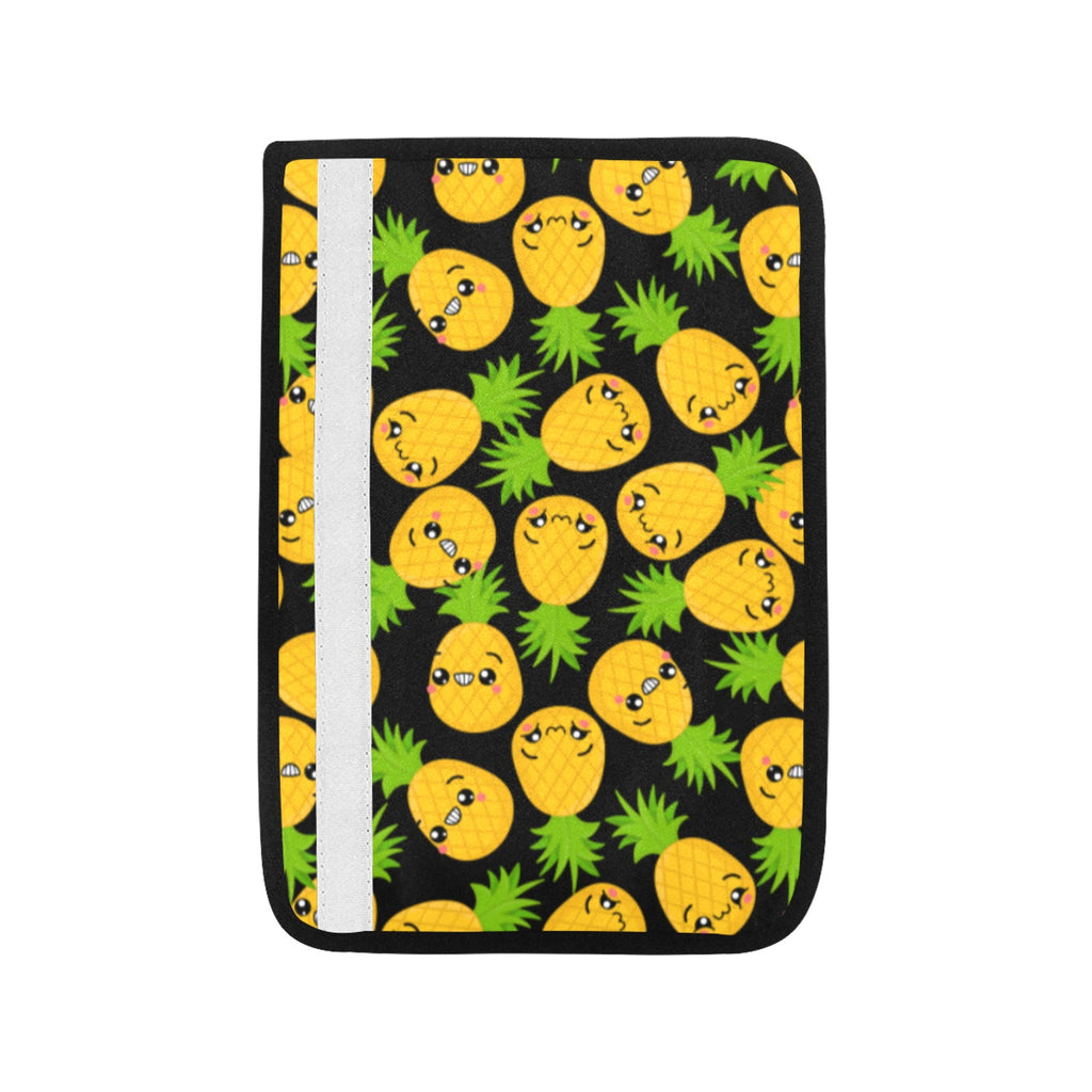 Cool Pineapples Car Seat Belt Cover 7''x10'' (Pack of 2) Car Seat Belt Cover 7x10 (Pack of 2) Food Printed Offshore