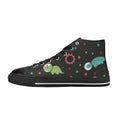 Astronaut Dinosaurs Kids High Top Canvas Shoes US6Y Kids High Top Canvas Shoes animal Printed Offshore Space