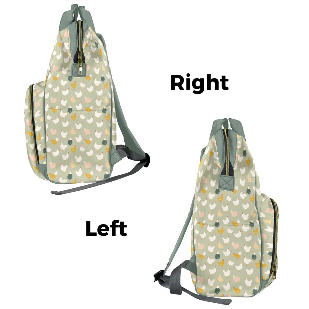 Chicken Life Multi-Function Backpack, Nappy / Diaper Bag Multi-function Backpack, Nappy / Diaper Bag animal Printed Offshore
