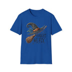 Tonight We Fly, Witches Hat, Broomstick, Halloween - Unisex Softstyle T-Shirt