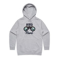 Bird Nerd - Womens Hoodie Grey Marle Womens Hoodie animal Printed In Australia
