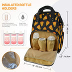 Pizzas - Multi-Function Backpack, Nappy / Diaper Bag