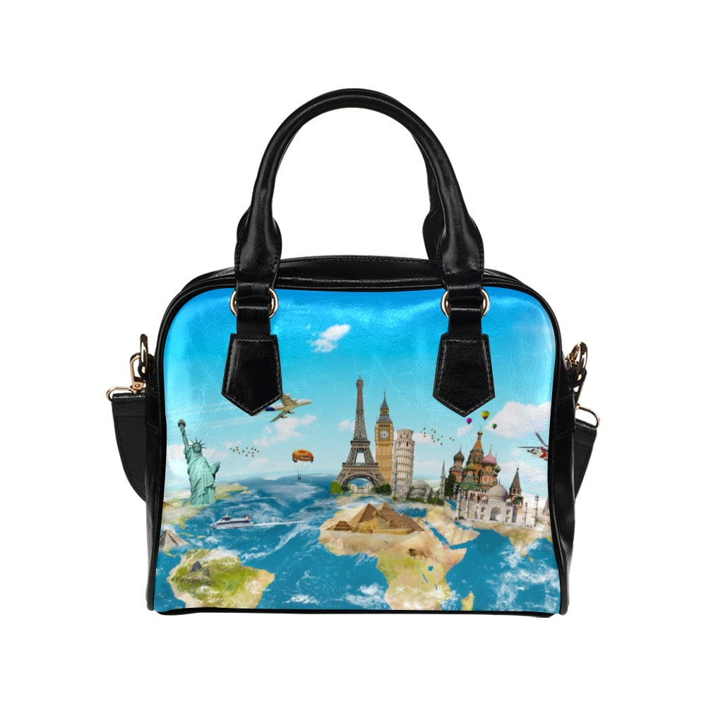 Around The World - Shoulder Handbag (Model 1634) One size Shoulder Handbags (1634)