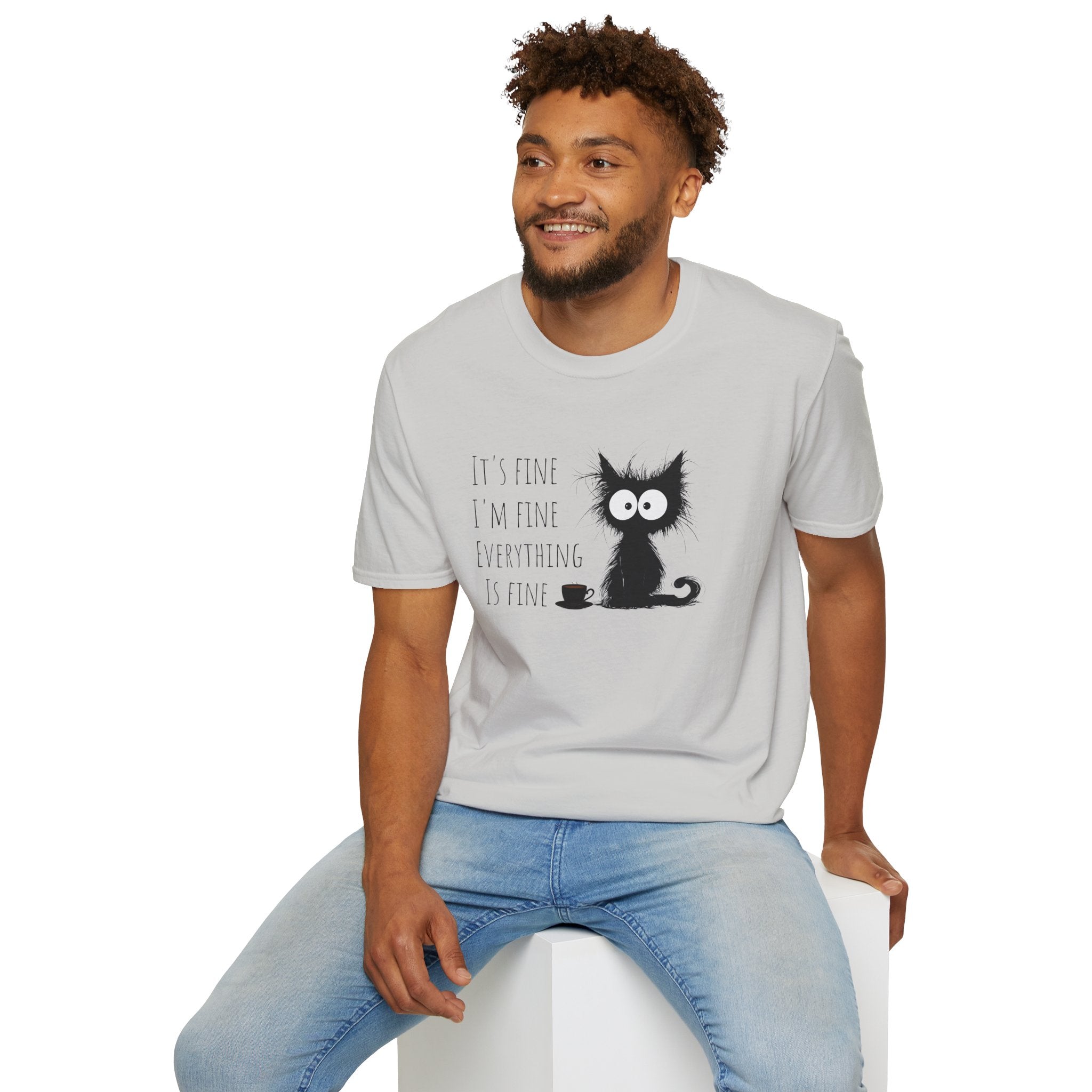 It's Fine, I'm Fine, Everything Is Fine - Unisex Softstyle T-Shirt