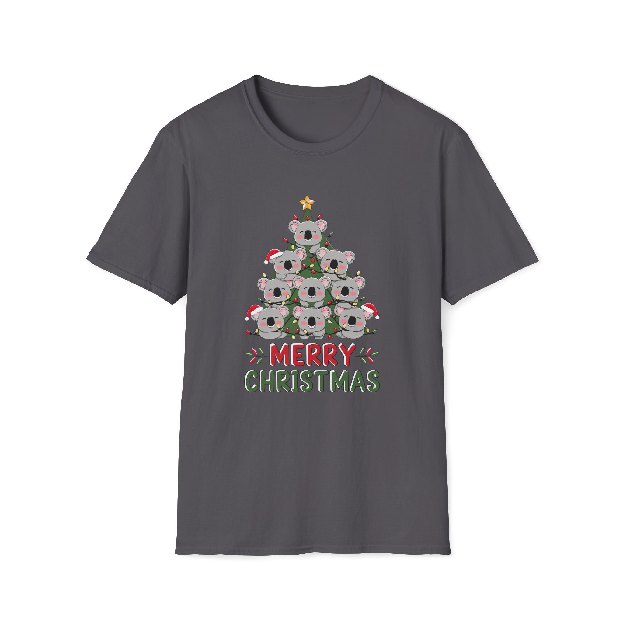 Australian Koala Christmas Tree - Unisex Softstyle T-Shirt