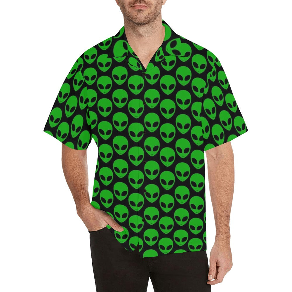 Aliens - Mens Hawaiian Shirt