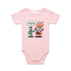 I Think You're Overreacting Chemistry AS Colour Baby Bodysuit