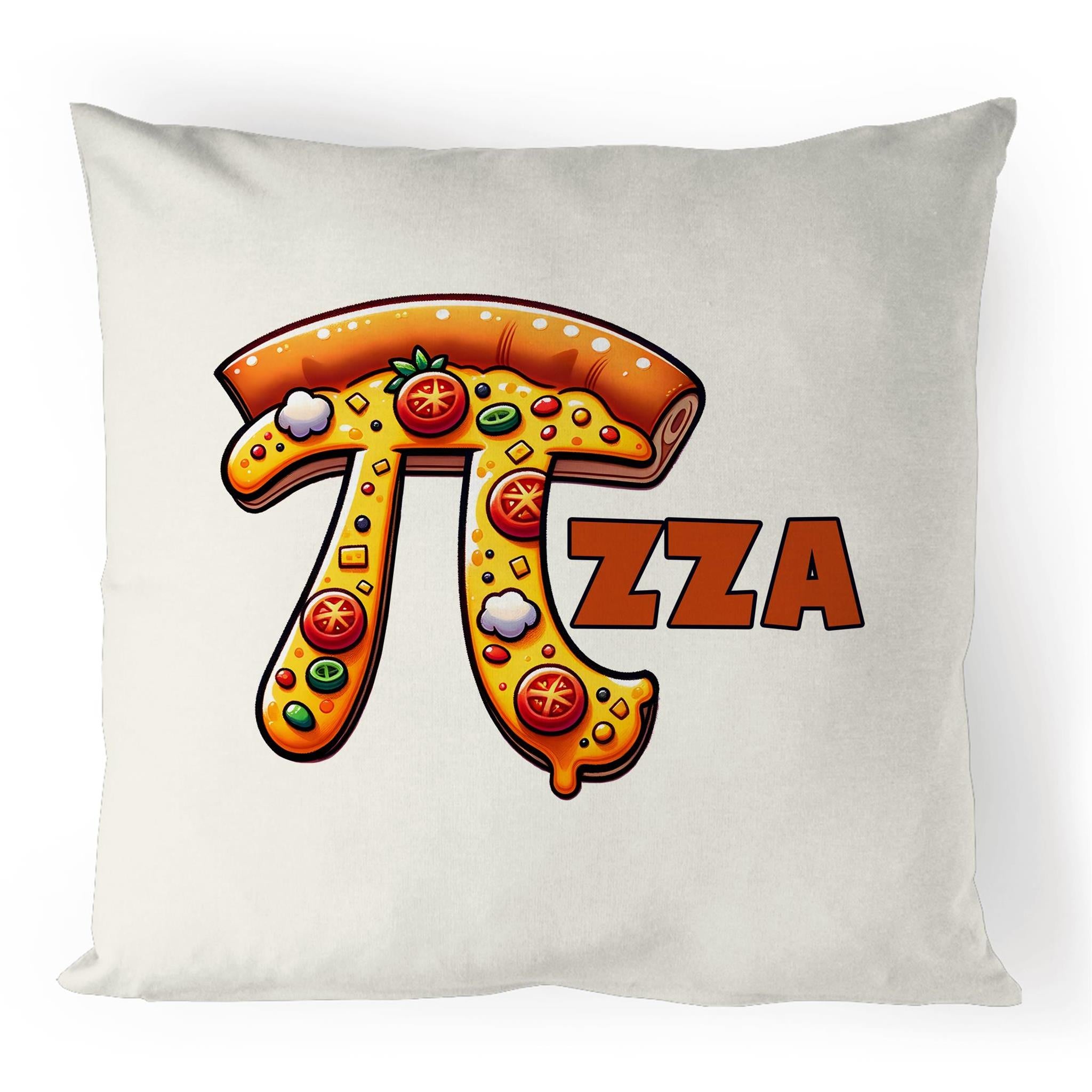 Pizza Pi - 100% Linen Cushion Cover Default Title Linen Cushion Covers Maths Printed In Australia Science