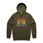 Best Father In The Galaxy - Mens Hoodie Army Mens Hoodie Dad Printed In Australia
