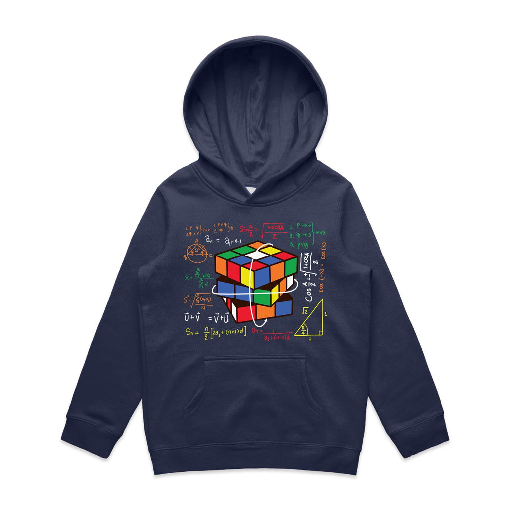 Game Cube Equations Kids AS Colour Hoodie