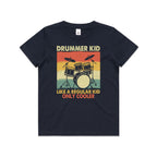 Drummer Kid - Kids Youth Staple Tee
