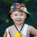 Blue Comic Book - Kids Bucket Hat