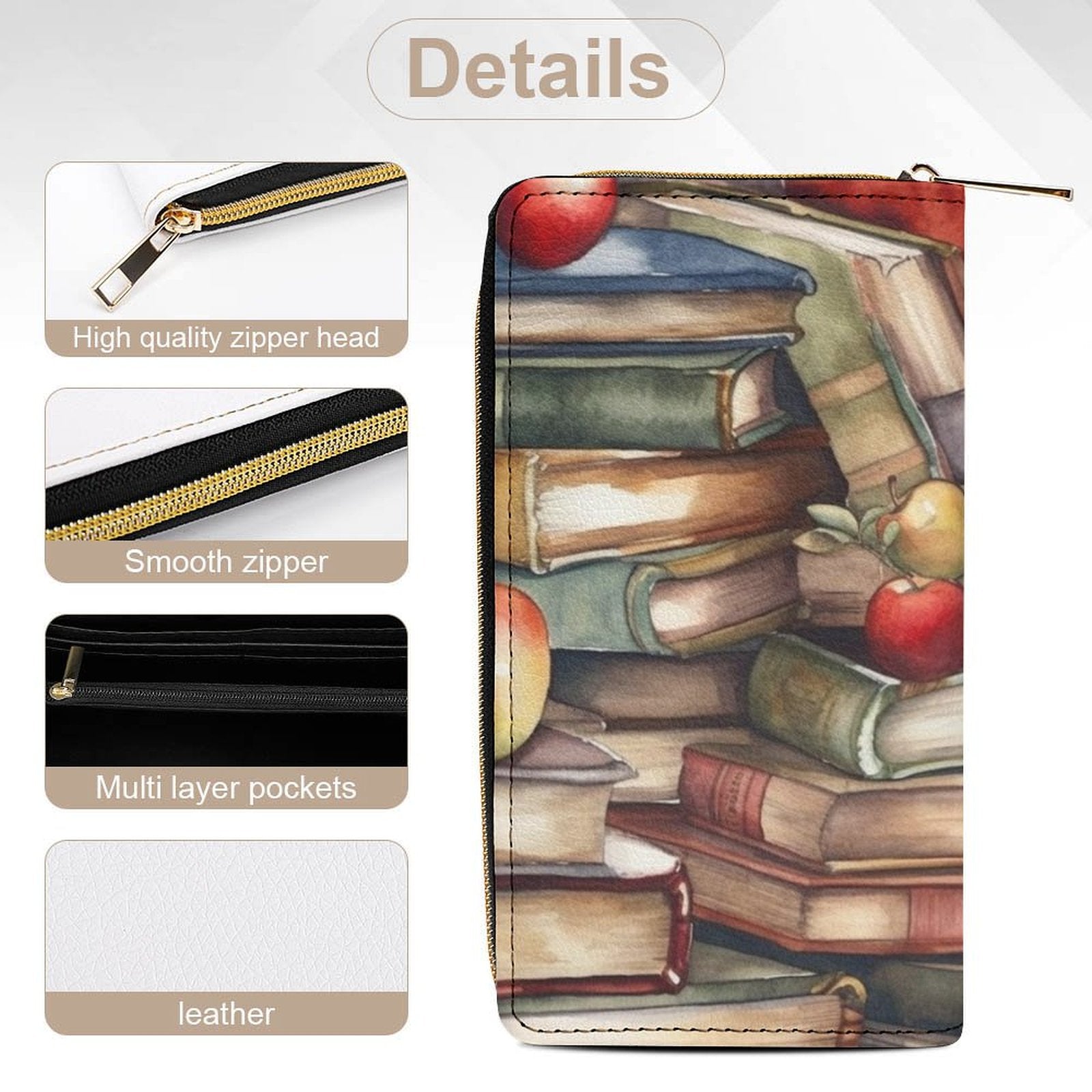 Watercolour Books -  PU Leather Wallet