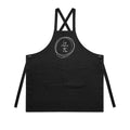 Life Happens, Coffee Helps AS Colour Carrie Apron Black One Size Apron Coffee Printed In Australia