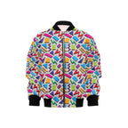 Graphic 80's Kids Bomber Jacket
