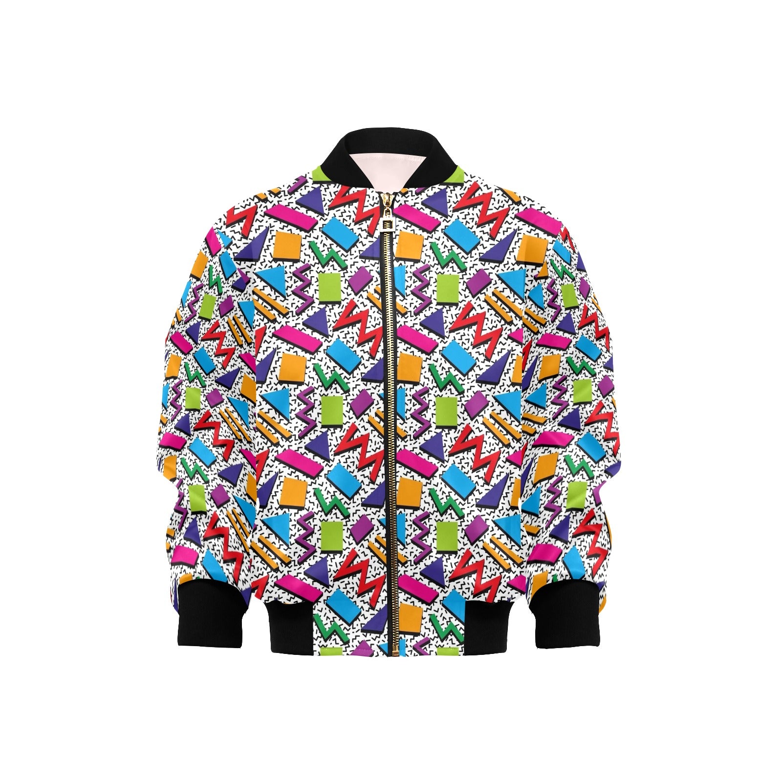 Graphic 80's Kids Bomber Jacket