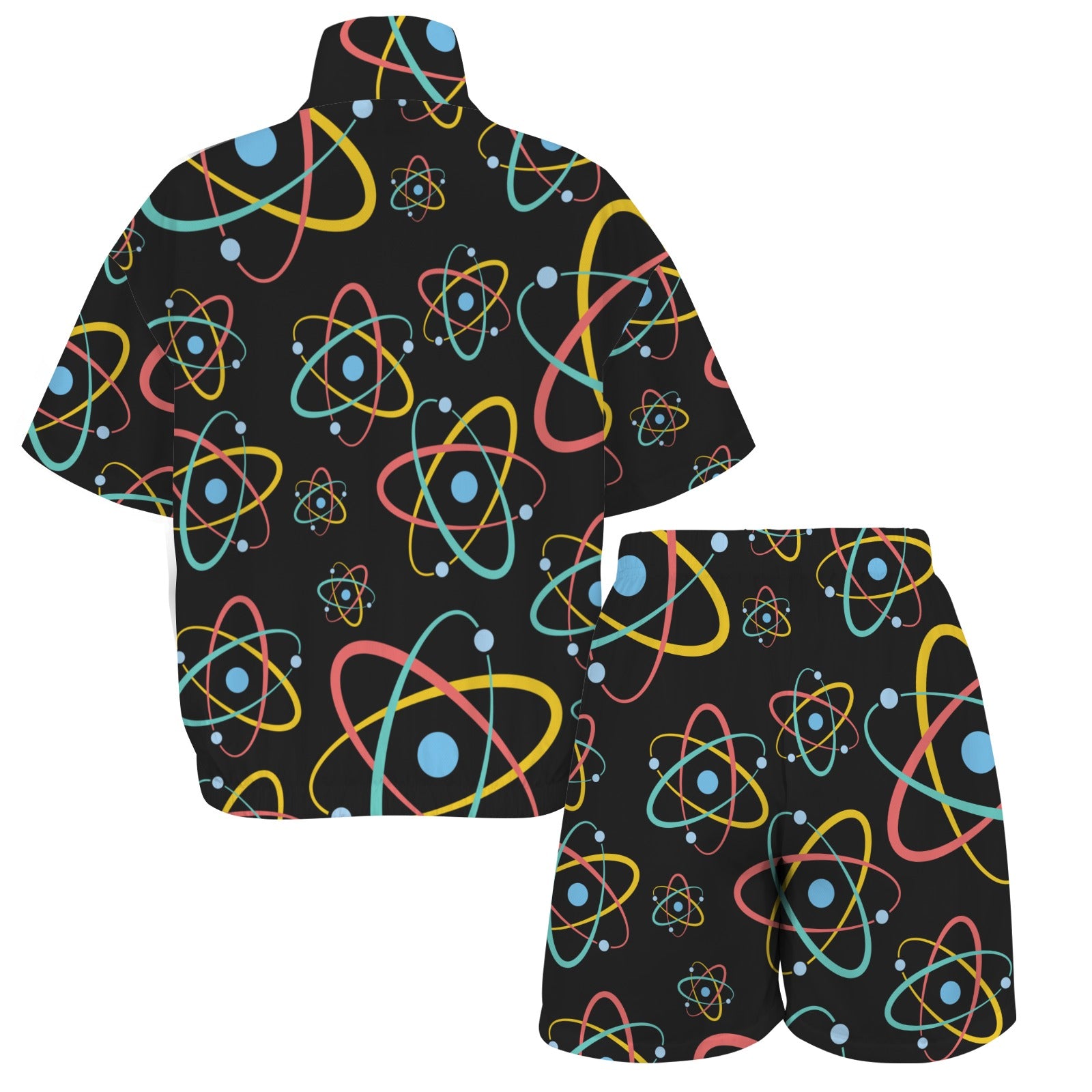 Atoms Women's Windbreaker Short Set Women's Windbreaker Short Set Printed Offshore Science