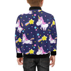 Rainbow Unicorn Kids Bomber Jacket Kids Bomber Jacket animal Printed Offshore