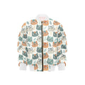 Cute Cat Faces Kids Bomber Jacket XL Kids Bomber Jacket animal Printed Offshore