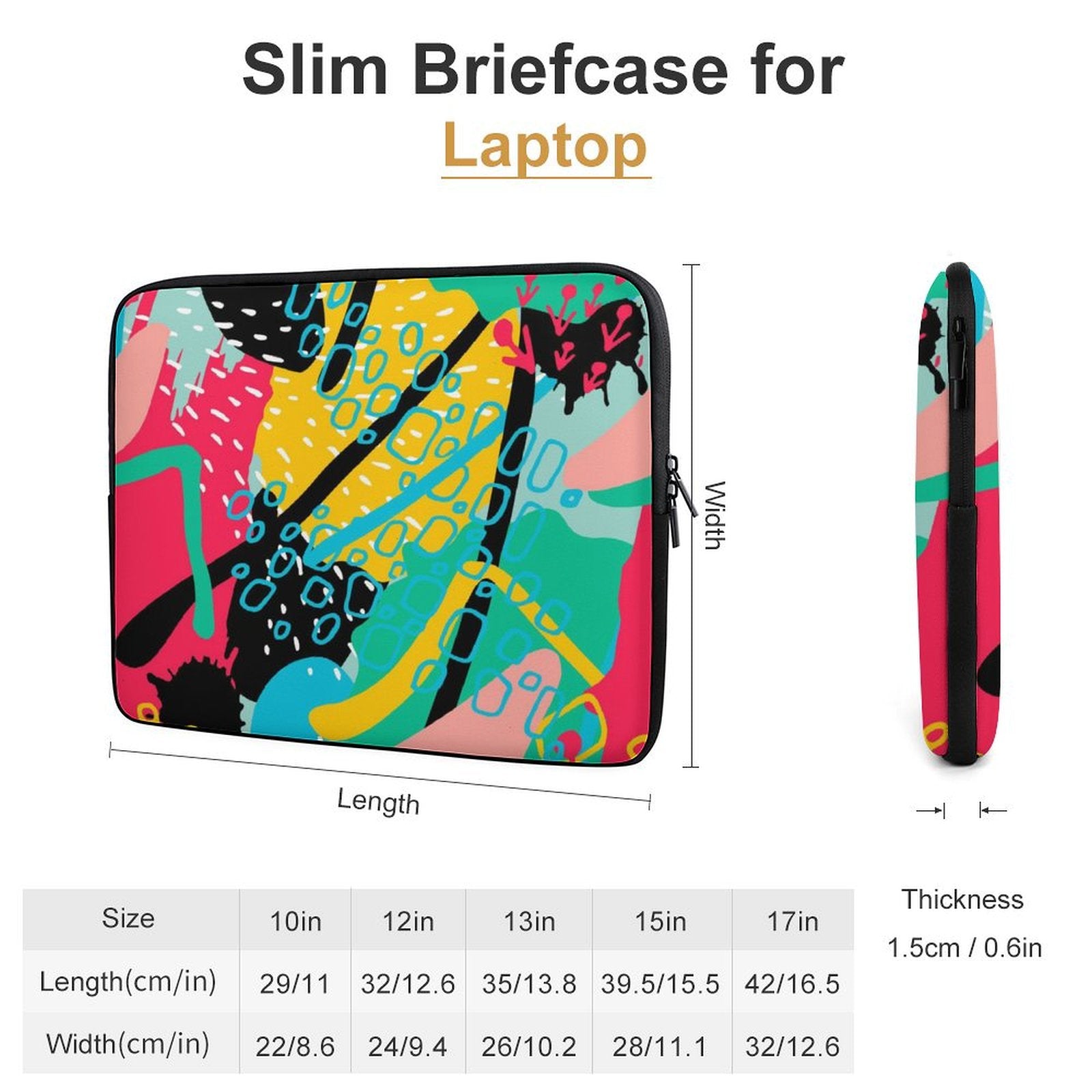 Abstract Colours - Laptop Sleeve (Multiple Sizes)