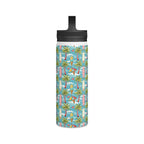 Summer Surf Stainless Steel Water Bottle, Handle Lid Stainless Steel Water Bottle With Handle Lid Globally Fulfilled Summer Surf