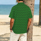 Aliens Men's Crinkle Hawaiian Shirt