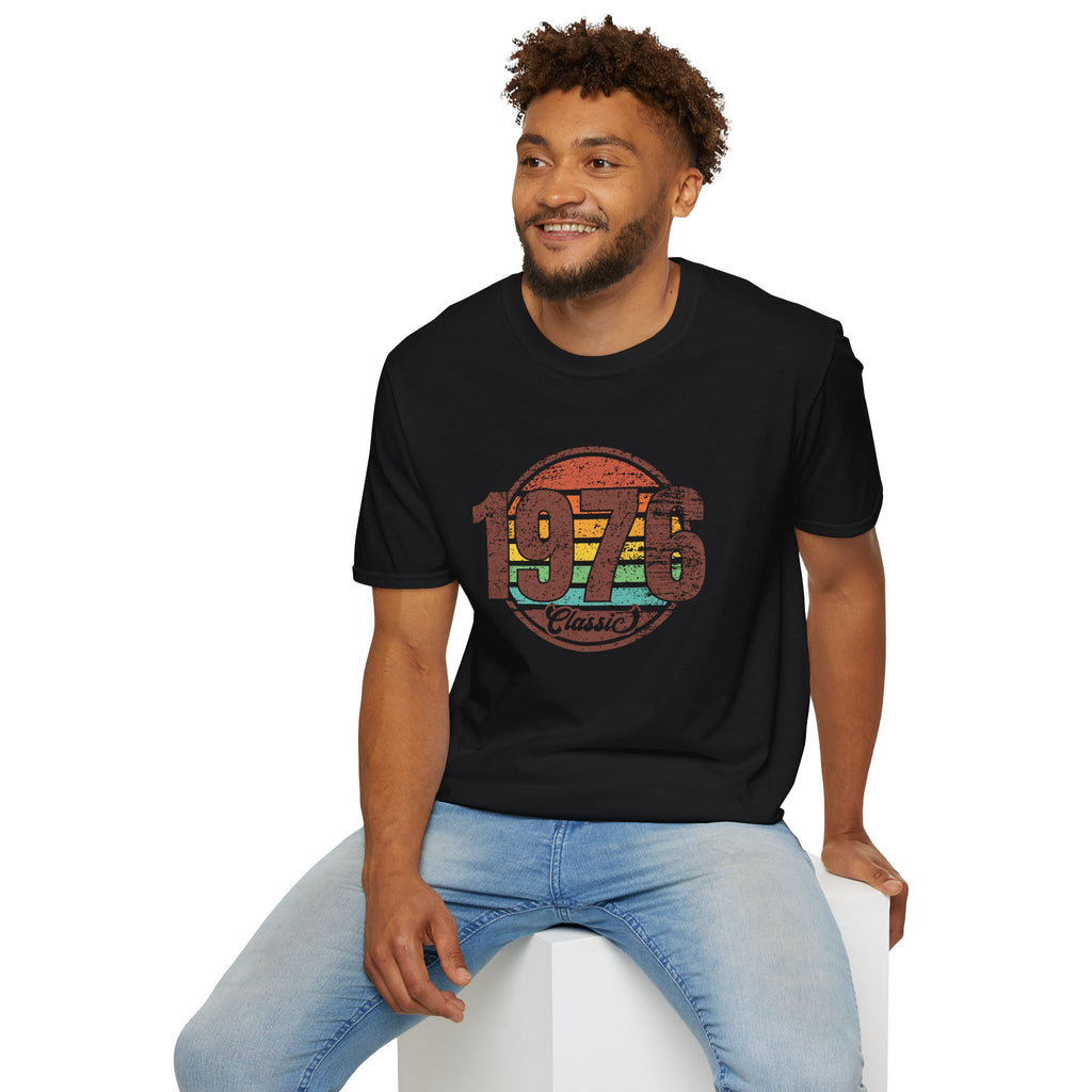 Turning 50 1976 Classic Unisex Softstyle T-Shirt Unisex Adult T-shirt Australian Printer Birthday Retro