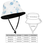 Pastel Blue Space - Kids Bucket Hat