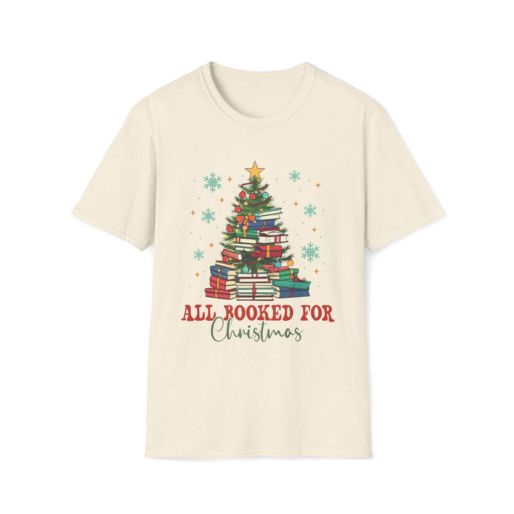 All Booked For Christmas - Unisex Softstyle T-shirt
