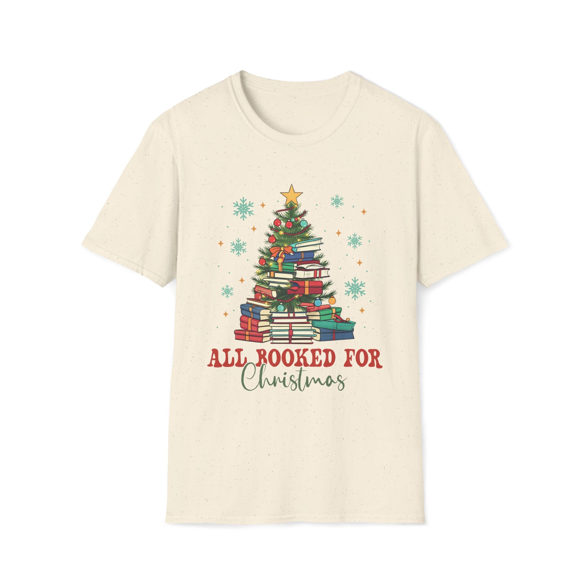 All Booked For Christmas - Unisex Softstyle T-shirt