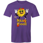 Stay Cool - Mens T-Shirt Purple Mens T-shirt Printed In Australia