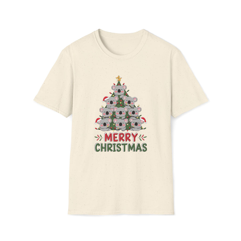 Australian Koala Christmas Tree - Unisex Softstyle T-Shirt