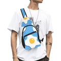 Fried Eggs Chest Bag One Size Cross Body Chest Bag Food Printed Offshore