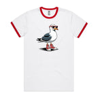 Seagull With Sunglasses And High Tops AS Colour Staple Ringer Tee