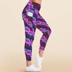 DNA Glow - Women's High Waist Pockets Yoga Leggings