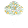 Tropical Flowers And Leaves Wide Brim Bucket Hat Wide Brim Bucket Hat Plants Printed Offshore