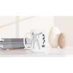 Personalised Mummy Needs A Coffee White 15oz Ceramic Mug Personalised 15oz Mug Globally Fulfilled Mum
