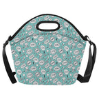 Comic Book Speech Bubbles - Neoprene Lunch Bag One Size Neoprene Lunch Bag Printed Offshore