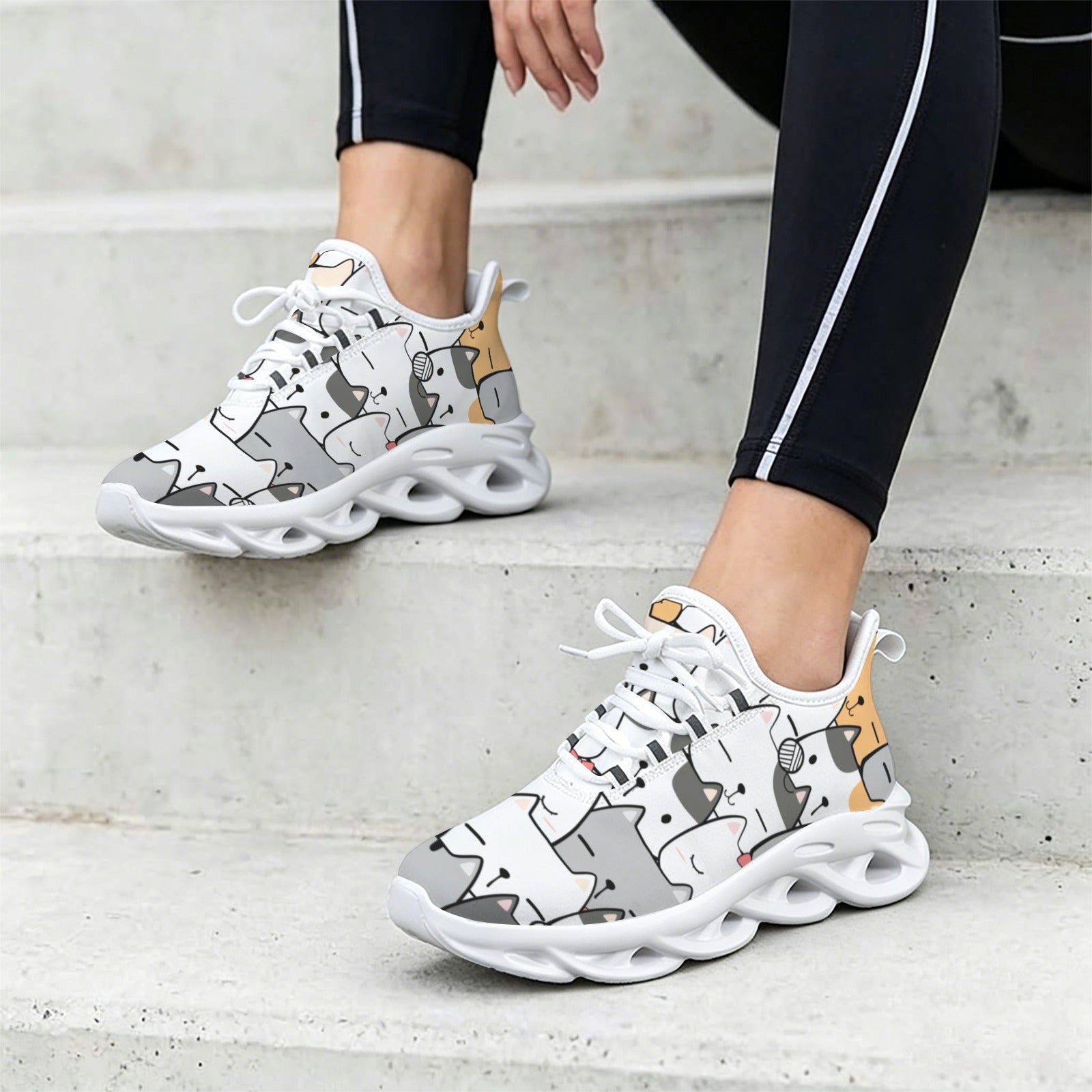 Cat Hello Women's Twisted Sole Sneakers
